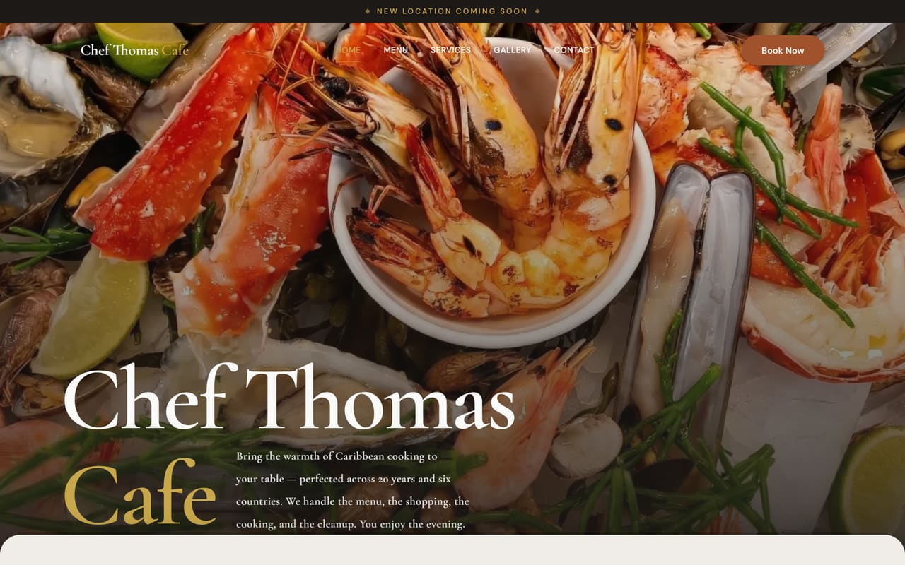 Chef Thomas Cafe preview